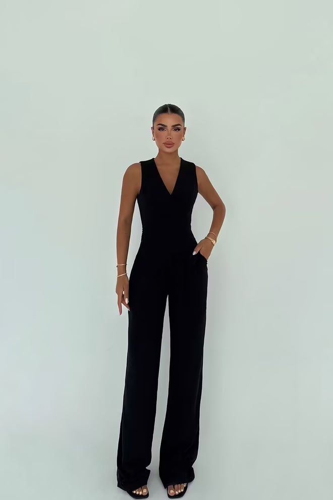 Linen Set: Pants & Tie-Waist Vest