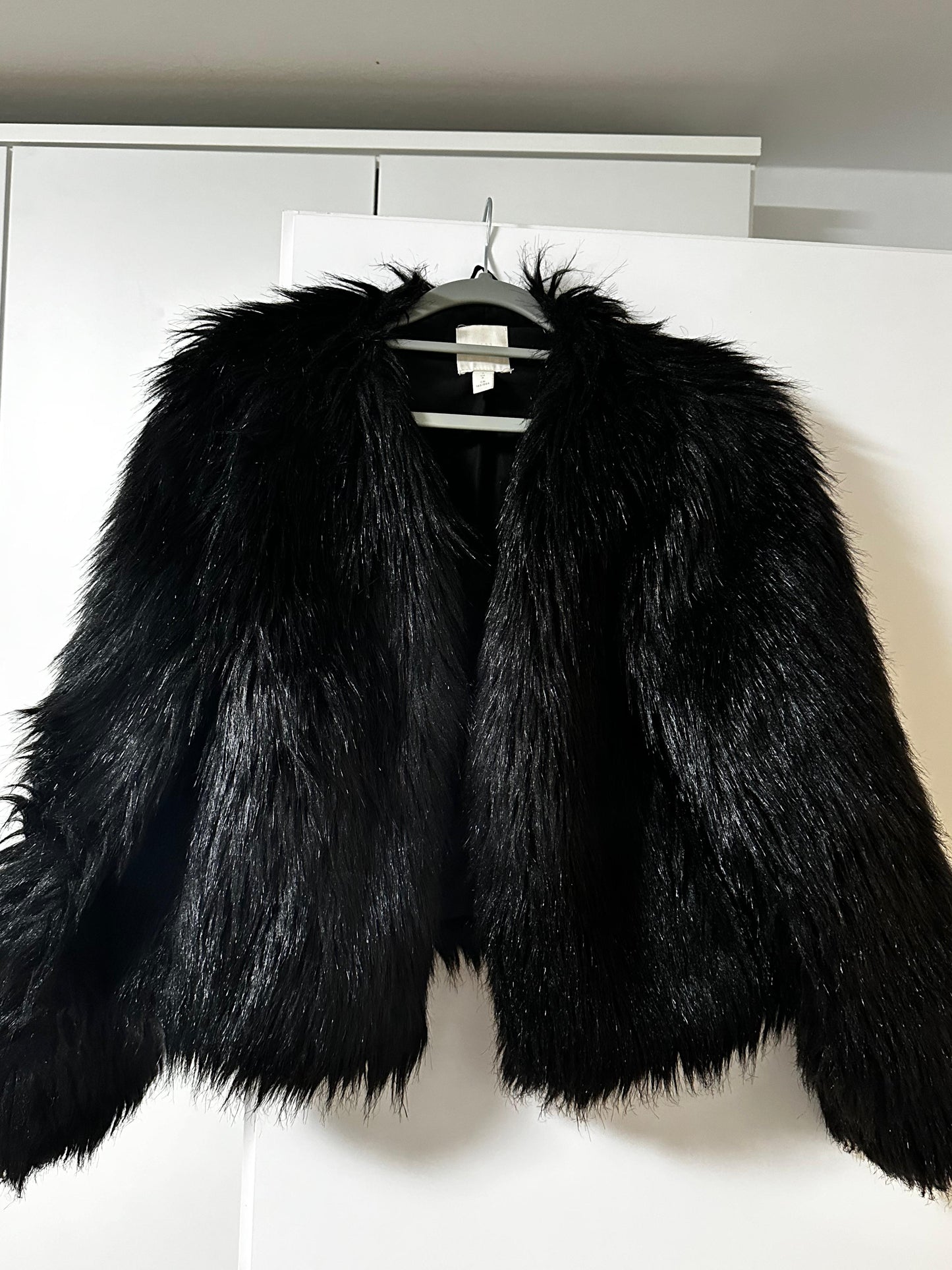 Midnight Luxe Faux Fur Jacket