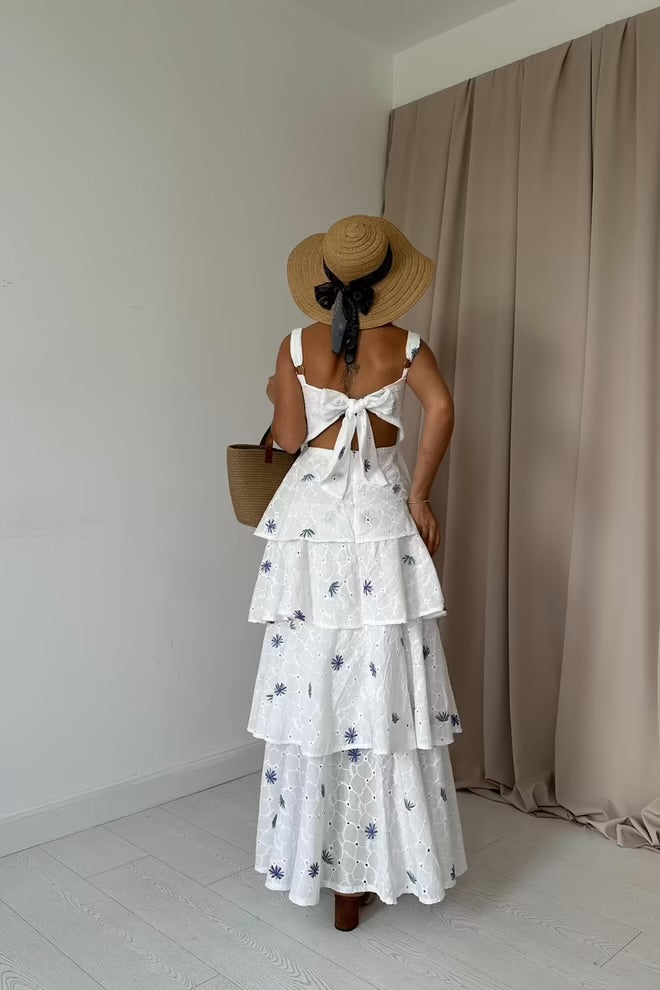 Summer Garden Tiered Dress
