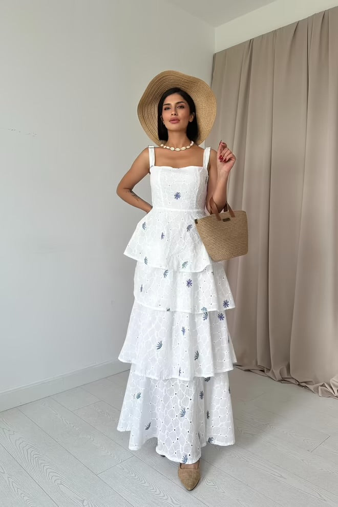 Summer Garden Tiered Dress