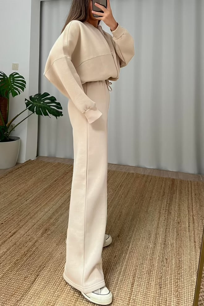 Cream Comfort Tracksuit