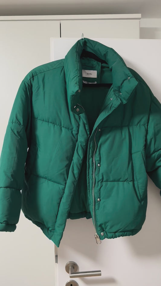Green short jacket