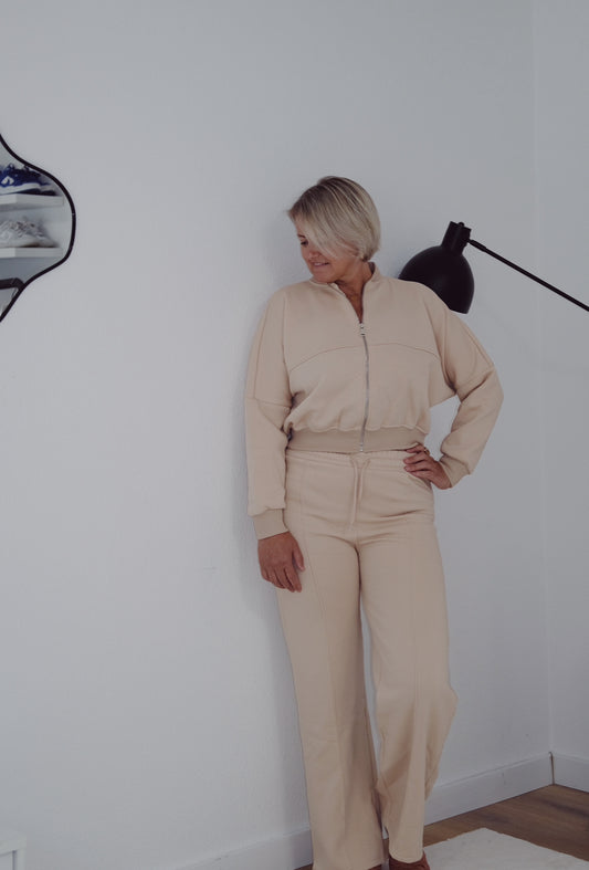 Cream Comfort Tracksuit