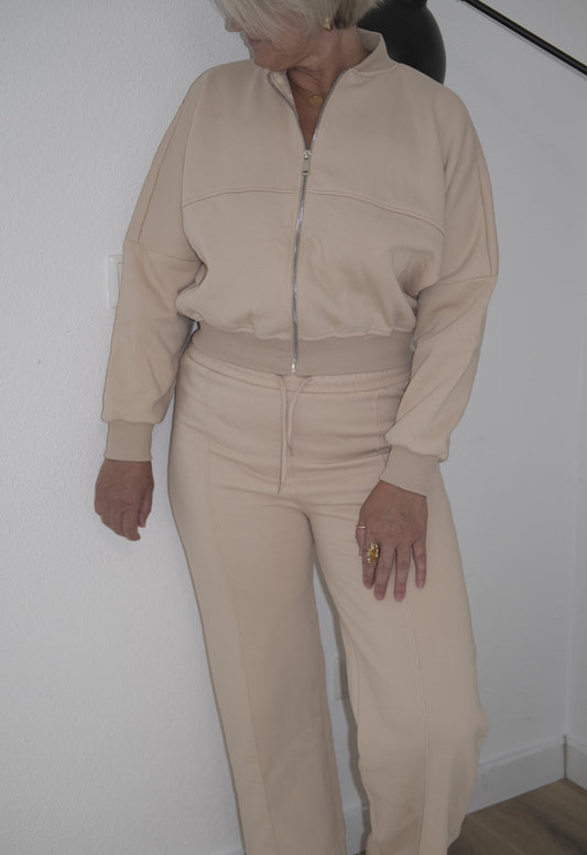 Cream Comfort Tracksuit
