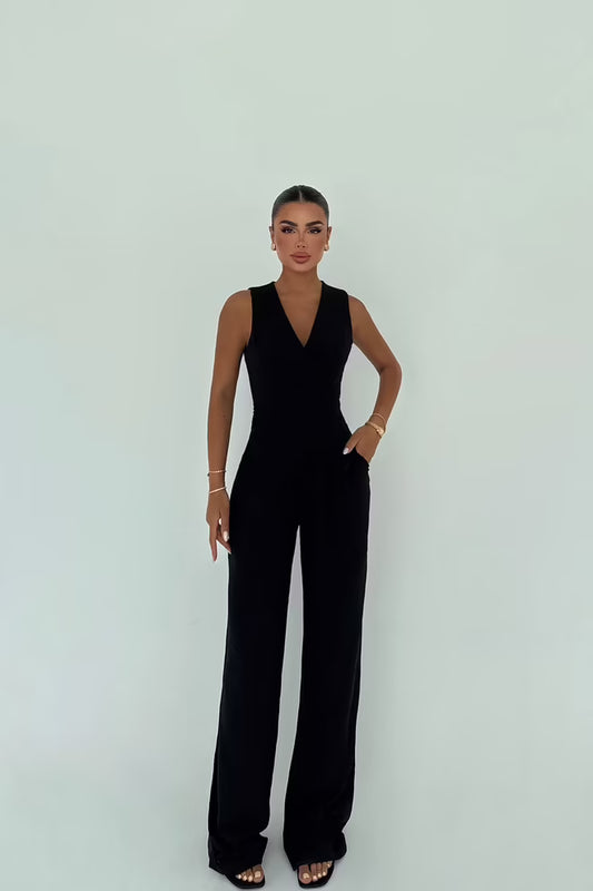 Linen Set: Pants & Tie-Waist Vest