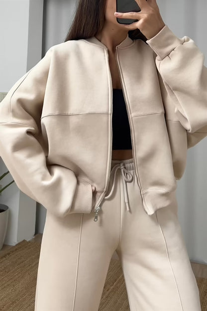 Cream Comfort Tracksuit